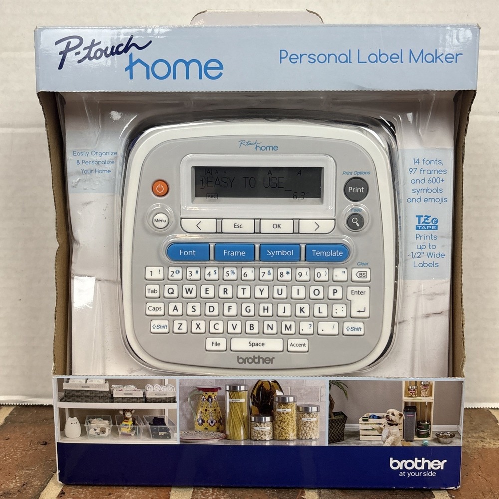 Brother PT-D202 P-touch Home Personal Label Maker    NEW! (T12)